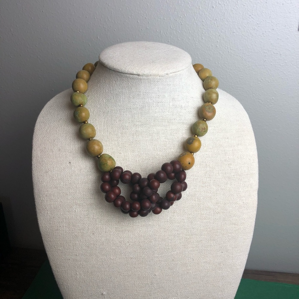 FINAL SALE:Knotted Açaí Seed Knotted Necklace
